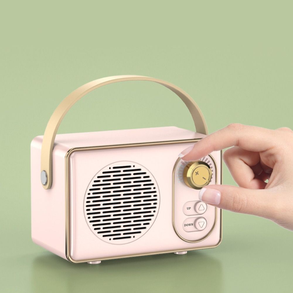 Retro Portable Speaker High Volume Music Player Sound Karaoke FM Radio  Party
