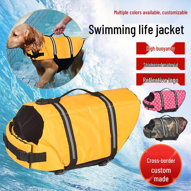 Pet Life Jacket for Large Dogs - Summer Swimsuit for Golden Retrievers