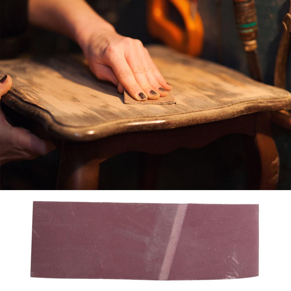10PCS 610x100mm Sanding Belt Aluminium Oxide Abrasive Band for Wood Furniture Hardware (180#)