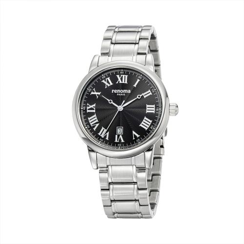 [RENOMA] RENOMA Calendar Metal Men s Wristwatch RE5510MBW NONE