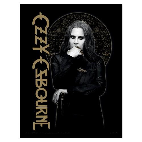 Poster Incorniciato di Ozzy Osbourne nero/oro