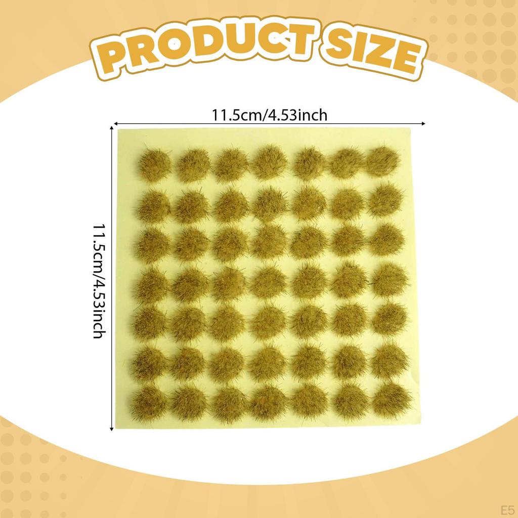 Small Grass Tufts Model Mini Cluster Diorama Decoration DIY Table Terrain Prop Fairy Garden