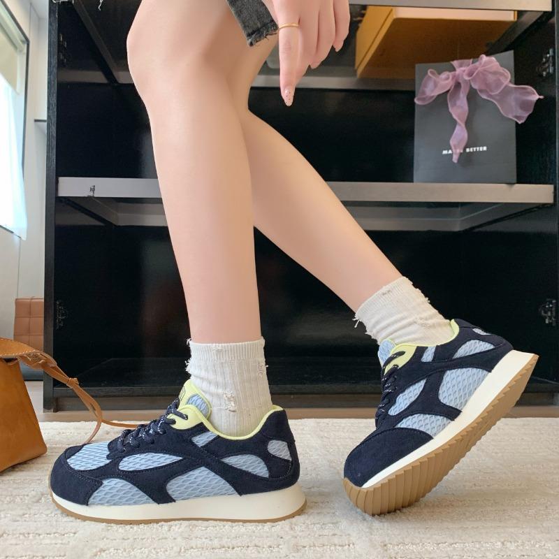 

Age reduction and comfortable mesh breathable women s summer and autumn new versatile fashion soft-soled sports shoes tide 35 синий