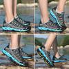 2025 spring and summer leather running shoes men's breathable sports casual shoes men's mesh running women's sports shoes