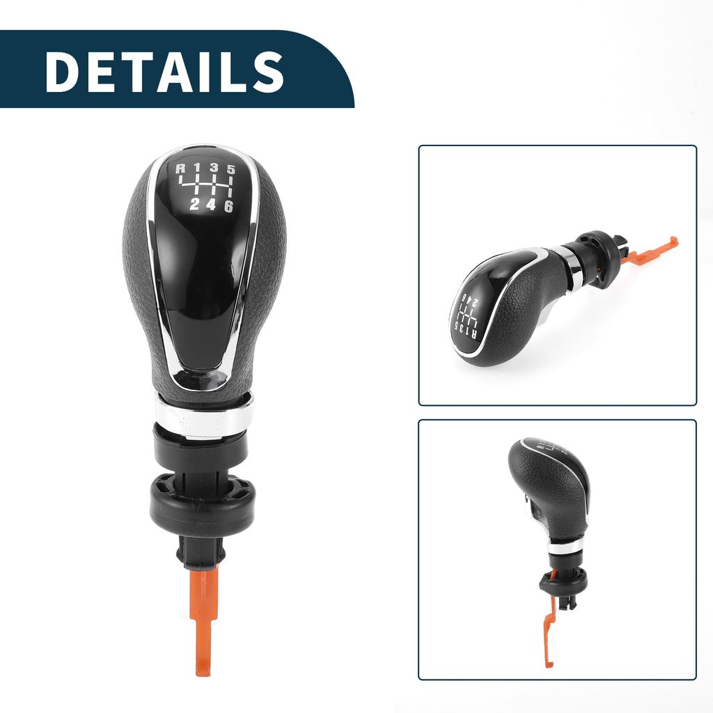 TUCKBOLD Manual Gear Shift Knob Gearbox Stick Compatible with Opel Zafira 6-Speed 2012-2016 (1pc)