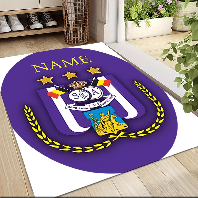 Custom Name Brentford Football Club Crest Carpet Rug Customizable Soft Washable Anti-Slip Home Living Room Sofa Mats Personalized Rug. 0909208