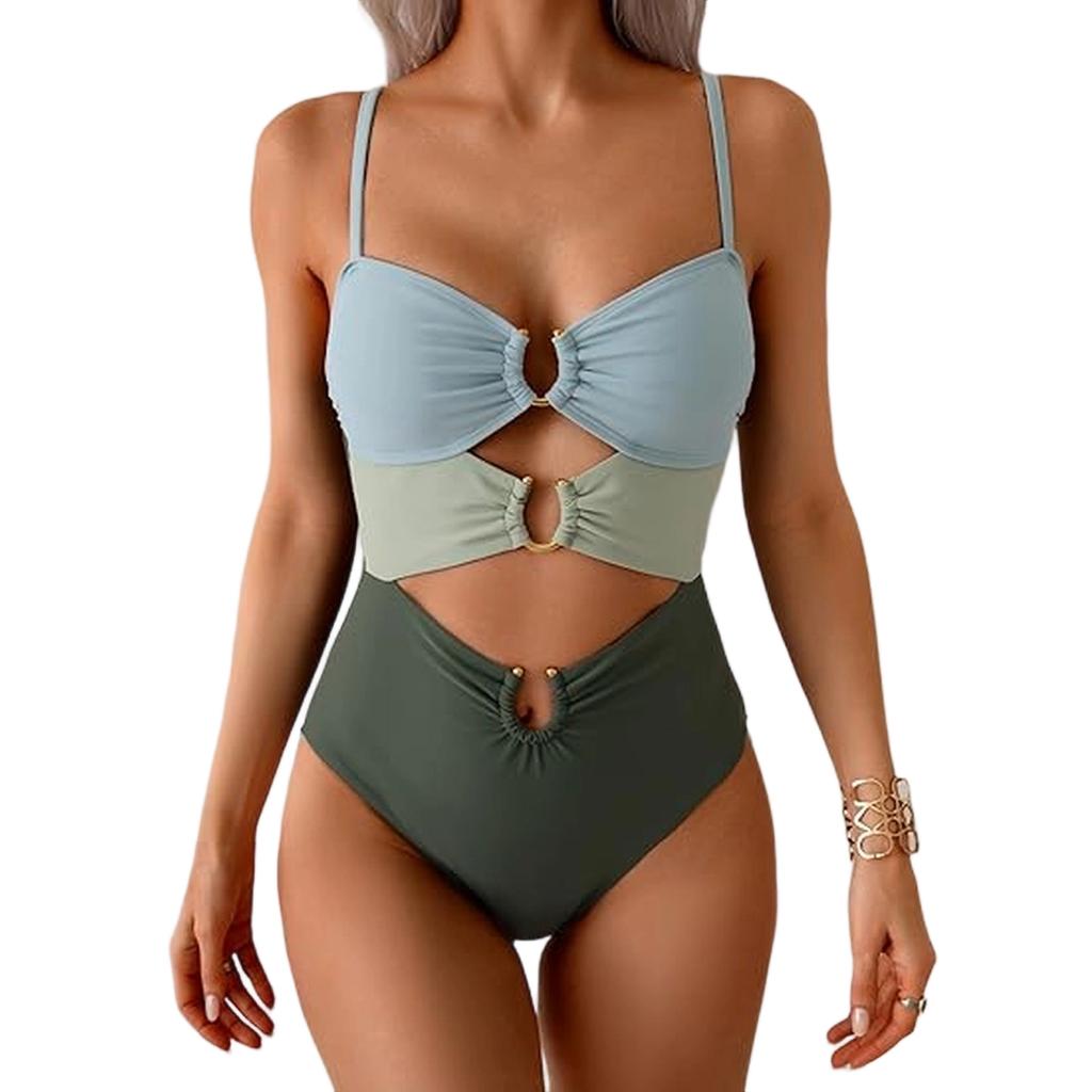 Women's Color Sexy Bikini One,piece Swimsuit