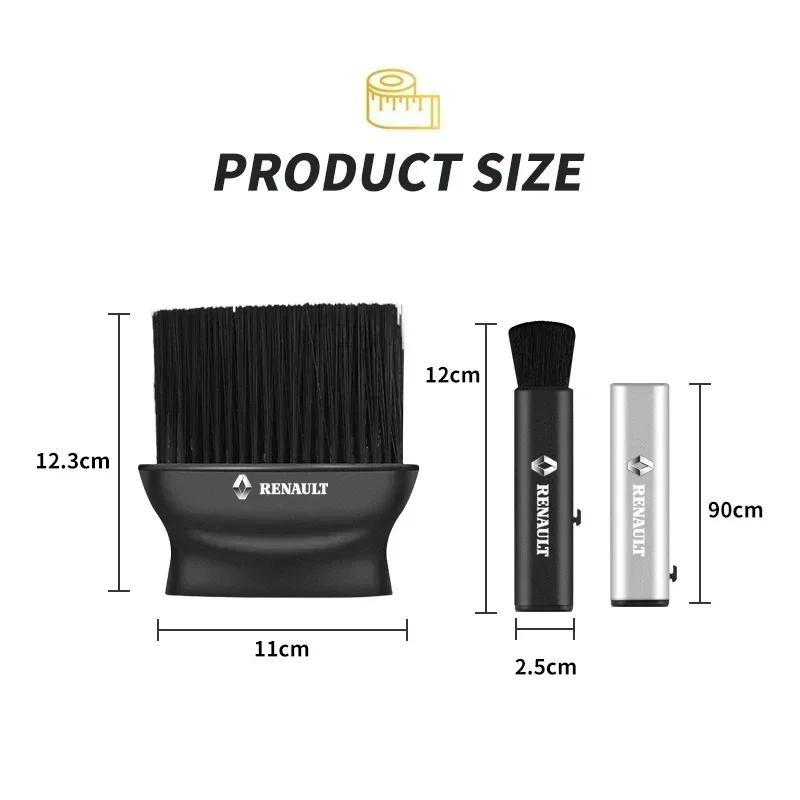2026 Horké Pro Renault Poklice Čištění Interiéru Auta Čištění Větracích Mřížek Měkké Štětce Nástroje Pro Renault Clio Koleos Megane 4 Espace QM6 K