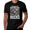 Geology Easily Distracted By Rocks for Geologist TShirt Classic Basic Casual TShirt