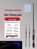 Luminous Telescopic Half-Titanium Bridge Fishing Rod with Soft Tip