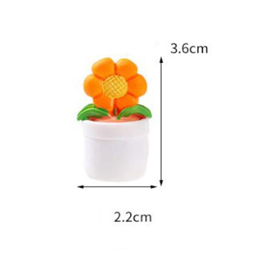 Mini Green Leaves Plant Pot Multistyles Bonsai Garden Home Model  Doll House Accessories