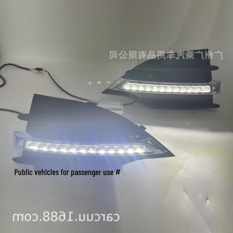 Fits 2013-2016 Ford Kuga/Escape: Daytime Running Fog Light Frame with Lights.