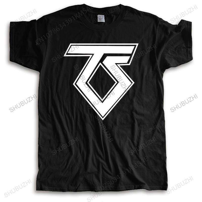Unisex crew neck tshirt cotton brand teeshirt black Twisted Sister Rock N Roll Music Legend Unisexs short sleeve print tshirt