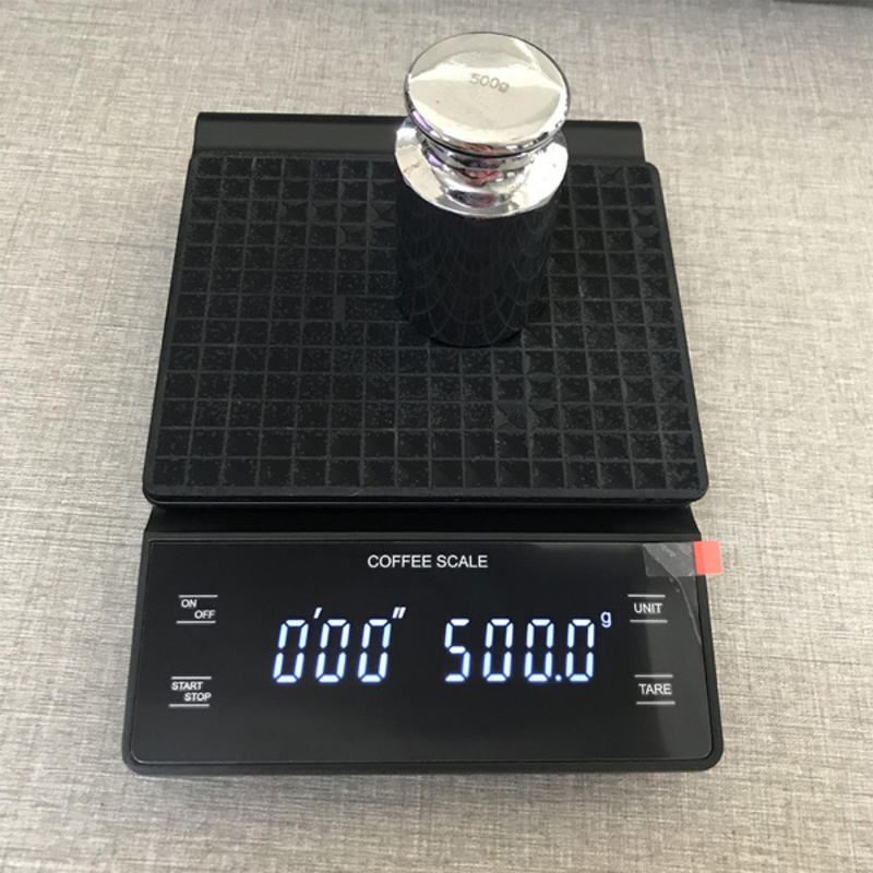 Electronic Coffee Weight 3kg/0.1G With Clock High Accuracy Digital Kitchen Weight Coffee Weight Without Battery