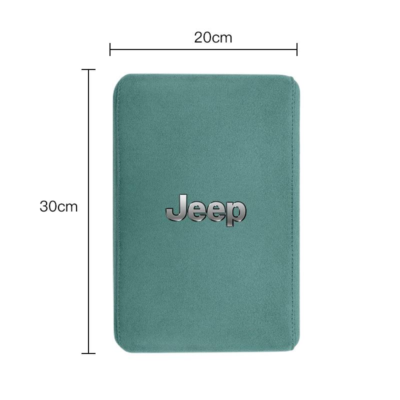 Memory Foam Car Armrest Cushion 5CM Thick Arm Rest Pad For Jeep Grand Cherokee Wrangler JK Gladiator Compass Renegade Wagoneer AKO1