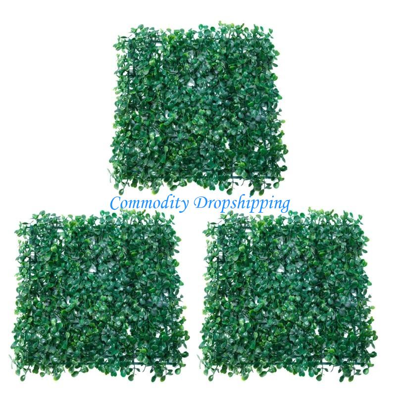 Y5JC Aquariums Reptiles Artificial Grass Lawn Leaves Terrarium Habitat Hide Decors