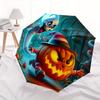1pc Lively Pumpkins and Ghosts Automatic Opening and Closing Umbrella - Suitable for Various Occasions, Outdoor Activities, Lightweight and Durab