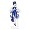 Game Yuanshen HoYoFair Acrylic Stand Scaramouche Brooch Badge Transparent Card Wanderer Balladeer Furina Decor Ornament Gifts