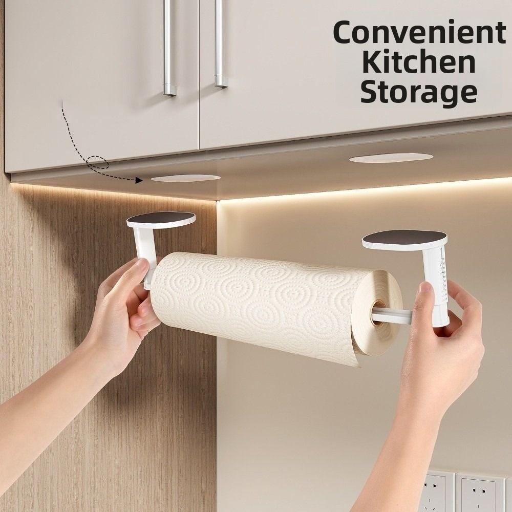 2Pcs Stable Paper Towel Holder Stretchable Hat Storage Holder Wet Wipes Storage Rack Dorm