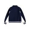 Unisex College Style Patch Embroidery Baseball Jacket Short Loose Fit Cotton Outerwear Teens