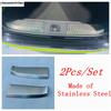 For Honda HR-V HRV Vezel  Rear Bumper Sill Scuff Plate Protector Guard Cover Trim Overlay Car Stainless Steel Accessories