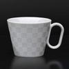Wired Beans Wired Beans Mug To Last a Lifetime Arita Ware Regular Checkered Pair Set Mug 240ml (Red/White (Gloss))