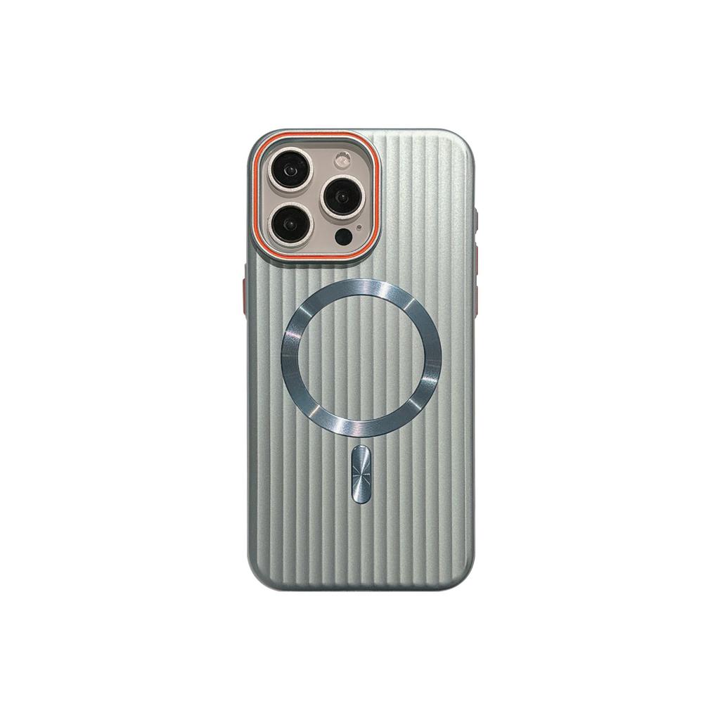 Corrugated magnetic metallic paint for iPhone11 Promax mobile phone case Apple 11 matte PC case 11
