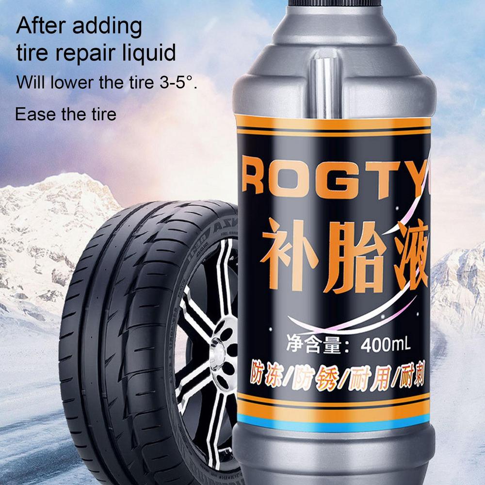 400ml Tire Sealant Tire Repair Kit Non-destructive Environmental Fast Flat for Small Medium Wheeled Road Vehicles