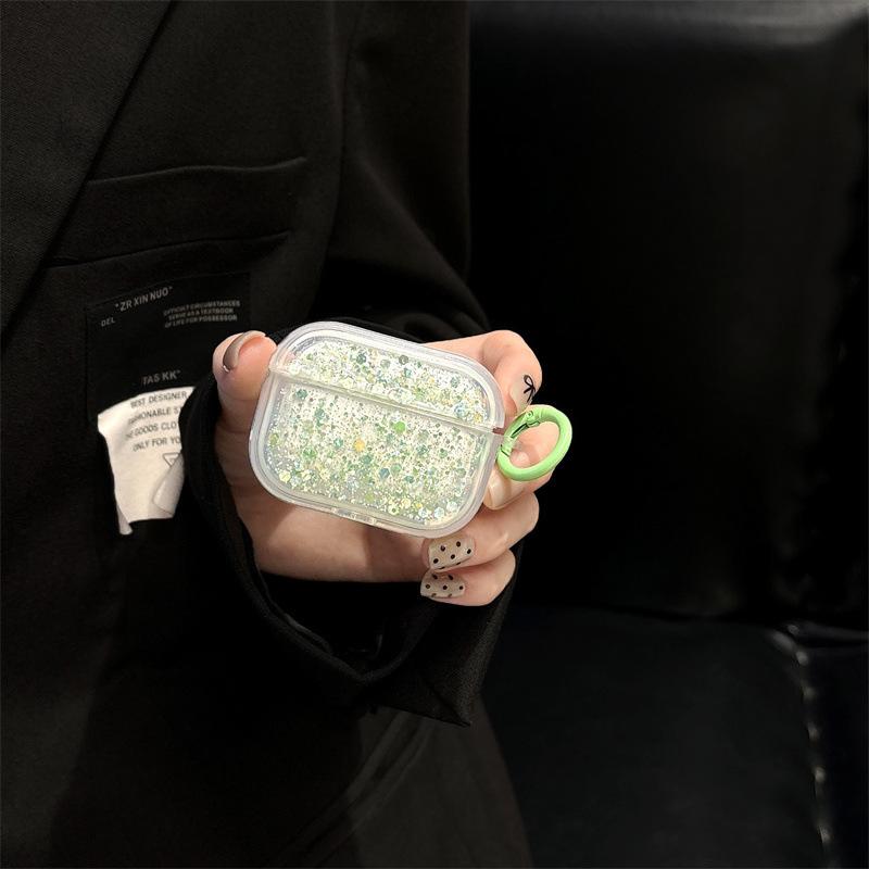 Luxury fashion glitter Epoxy suitable for AirPods protective cover 1 Apple wireless Bluetooth 1st generation Pro1 earphone cover