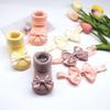 Girls Headband + Socks Set 0-12 Months Cute Toddler Princess Socks Autumn Infant Bow-knot Socks