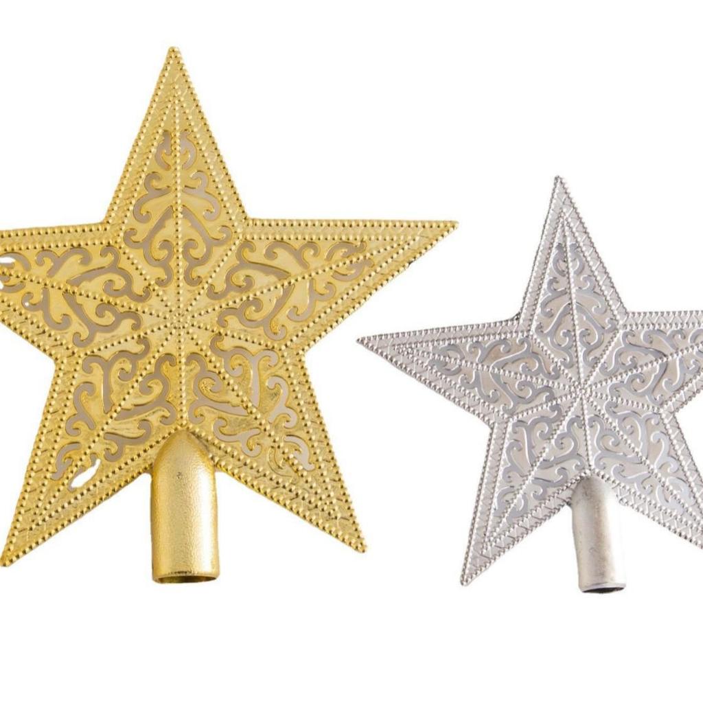Christmas Five-Pointed Tree Topper Star Decoration