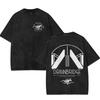 Death Stranding 2 Merch Drawbridge Nadměrná trička pro muže Posilovna Vintage Těžká