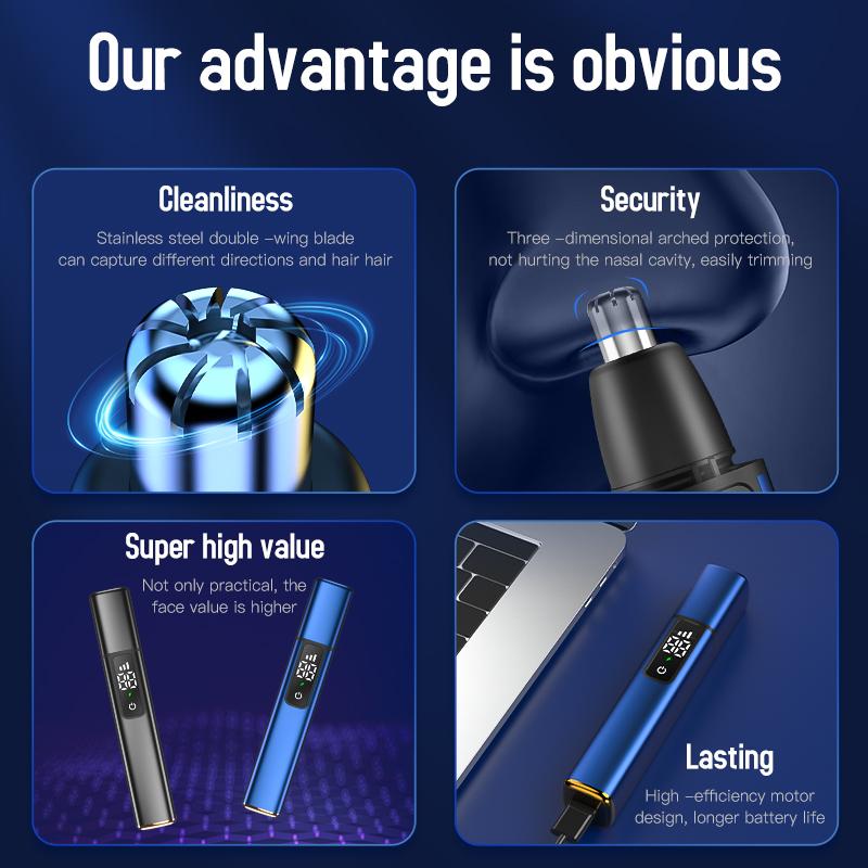Electric nose hair trimmer