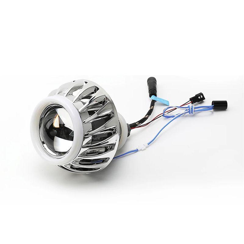 2 Stück Auto Halo Ring Engelaugen LED 60MM Weißes Licht Wasserdicht Signalleuchte Motorrad Auto Engelaugen 12V LED-Licht