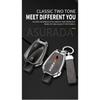 HCDS2 Auto TPU Zinc Alloy Key Case Bag For Mercedes Benz W203 Logo Car Key Chain Car Metal Key Shell Interior Decoration Accessories