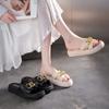 Women's Summer Slippers Soft Ultra-light Thick Sole Anti-slip Wear-resistant and Versatile Fairy Style Slippers