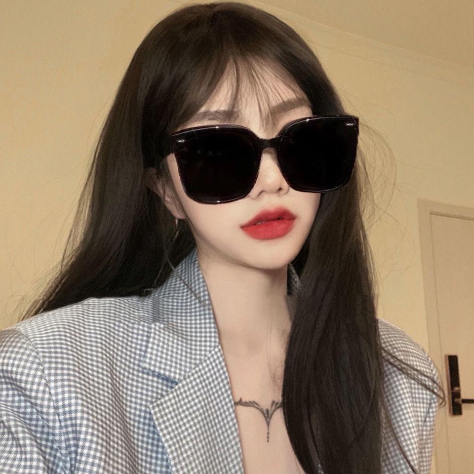 2025 Douyin-Inspired Korean Fashion Women's Sunglasses - Large Frame, Trendy Street Style