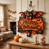 Halloween Hanging Sign with and Design for Indoor Outdoor Decoration