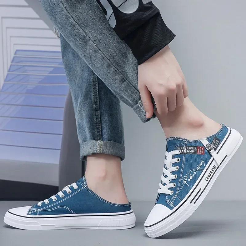 2025 Designer Neue Herren Halbschuhe Atmungsaktive Flache Schuhe Outdoor Freizeit Herren Laufschuhe Leichte Sportschuhe