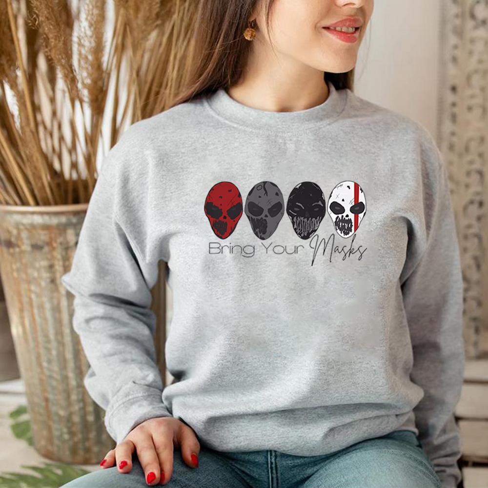 Bluza Bring Your Masks Bluza z serii Devils Night Bluza Penelope Douglas Bluza z czterema jeźdźcami Bluza Bookish