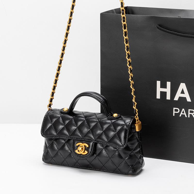 Argyle Dámská trendy crossbody kabelka - Módní, ležérní, všestranná čtvercová taška přes rameno se zámkem