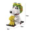 Comics Nanoblock - Puppy Pilot and Chick Snoopy Block, Puppy Pilot and Chick, populära koreanska leksaker