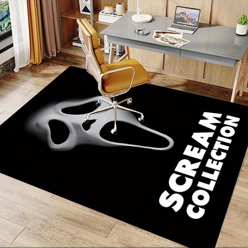 Scream Ghostface Siaubo Biuro Kilimas Minkštas Poliesterio Įėjimo Kilimas Plaunamas Neslystantis Mašina Plaunamas