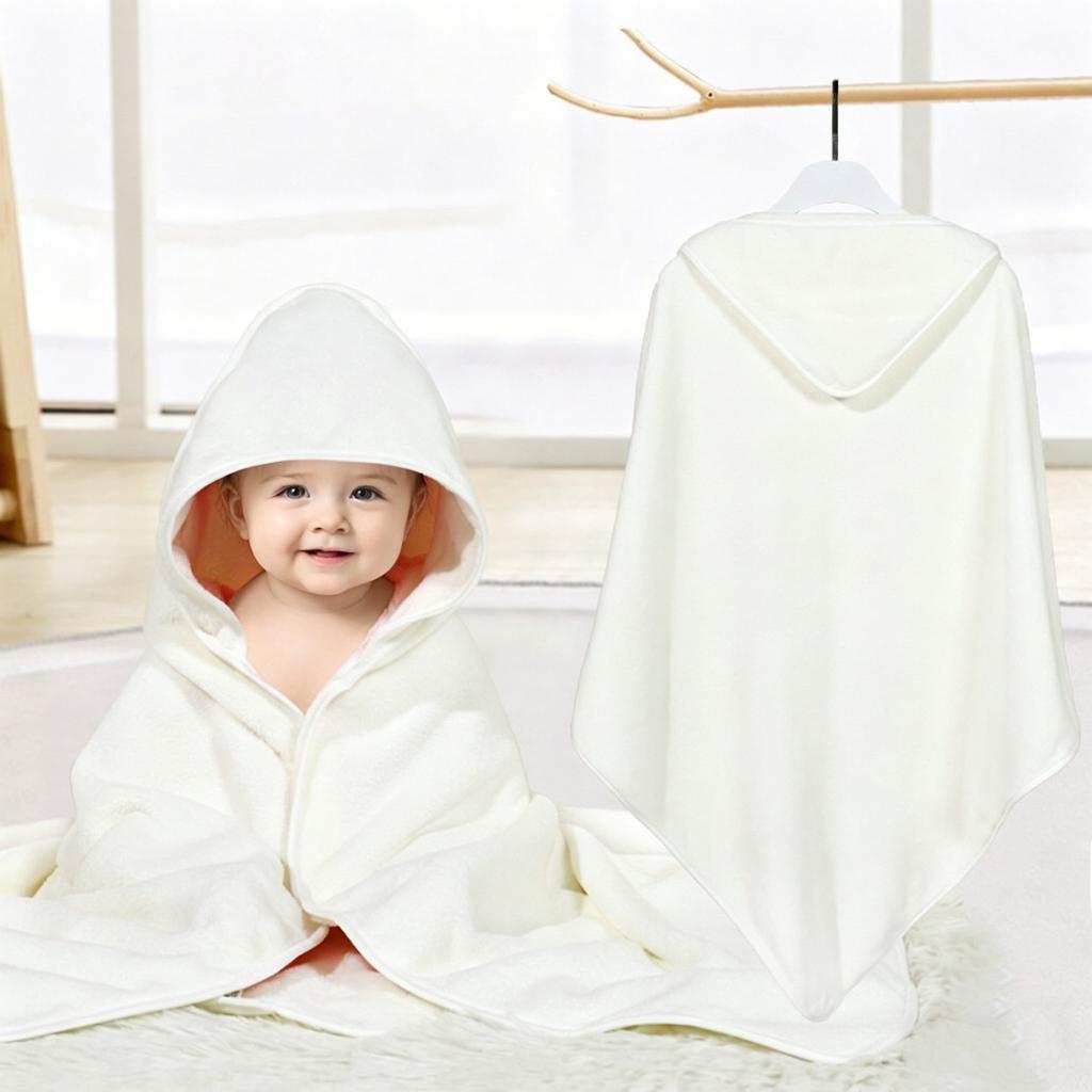 Cartoon Children's Cape Bath Towel Embroidered Coral Fleece Large Mother and Baby Bag Quilt Soft Absorbent Hooded Bathrobe Full Body
