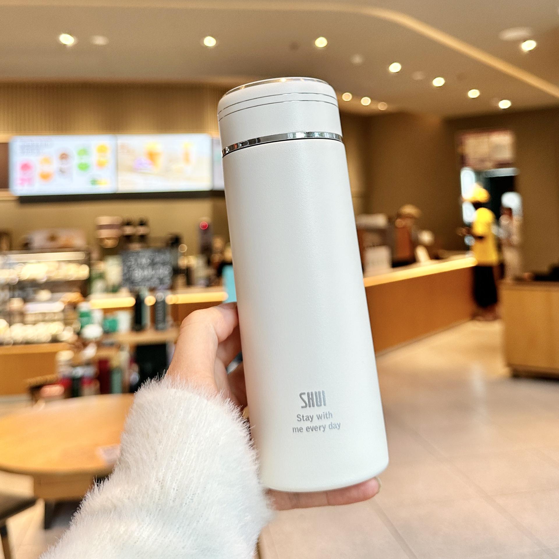 

Fashionable thermal mug for women, 316 stainless steel, mini pocket water cup, high-value, compact and portable cup 220ml белый