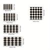 1Pcs Rubber Drying Mat With Checkerboard Pattern Drying Mat For Coffee Shop Restaurant Kitchen Carpet Tableware Durable Diatom