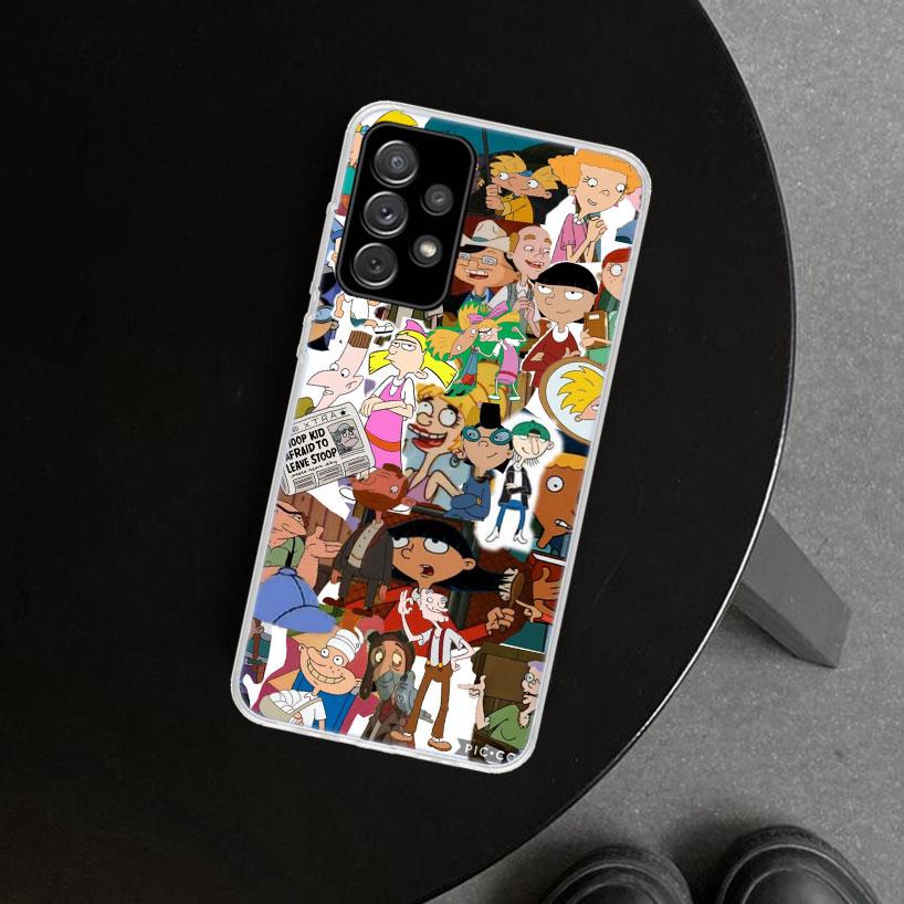 Hey Arnold Helga Cute Funny Cartoon Phone Case for Samsung Galaxy A17 A16 A26 A36 A56 A57 A37 A15 A25 A35 A55 A14 A24 A34 A54 A1