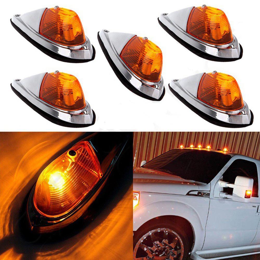 High Quality Cab Marker Amber Cab Roof Marker Lights Car Accessories Top Roof Running Lights For Trailer Truck