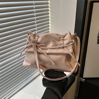 Casual Soft Face Large Capacity Bag for Women New Fashionable and Versatile Crossbody Bag Fashionable Commuter One-shoulder Underarm Bag