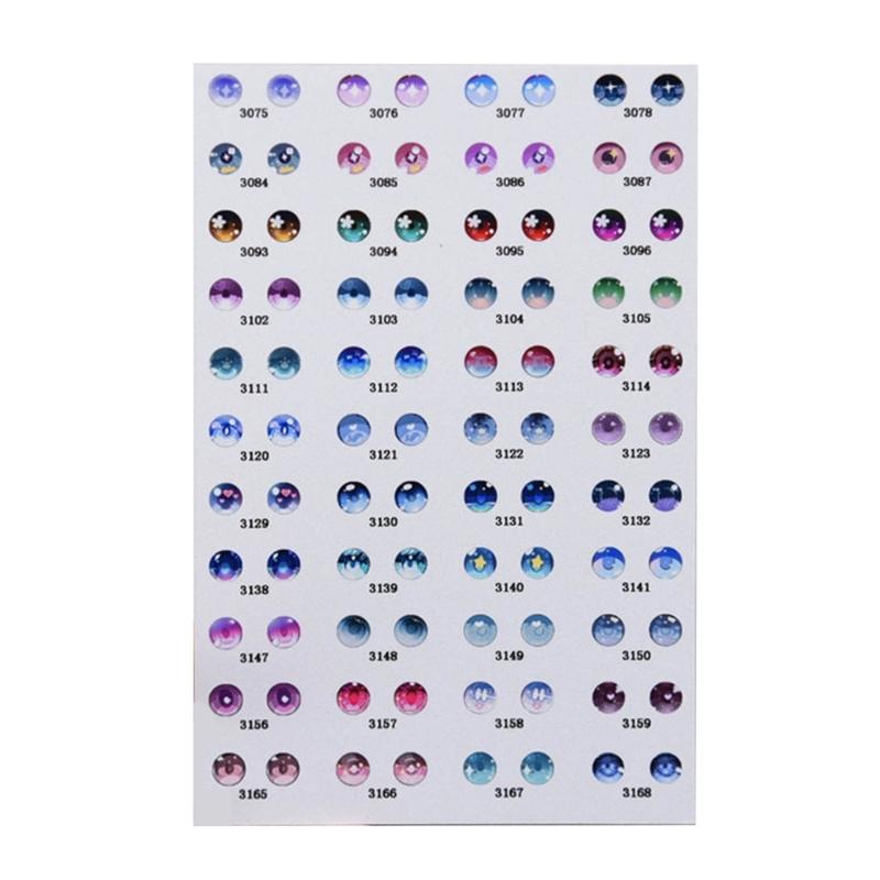 

Dolls Eyes Craft Dolls Eyes Anime Eyes Handmade Clay Dolls Eyes Gift DIY Toy Accessories Gift for Craft Enthusiasts